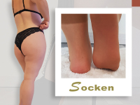 Nylonstrümpfe getragen
